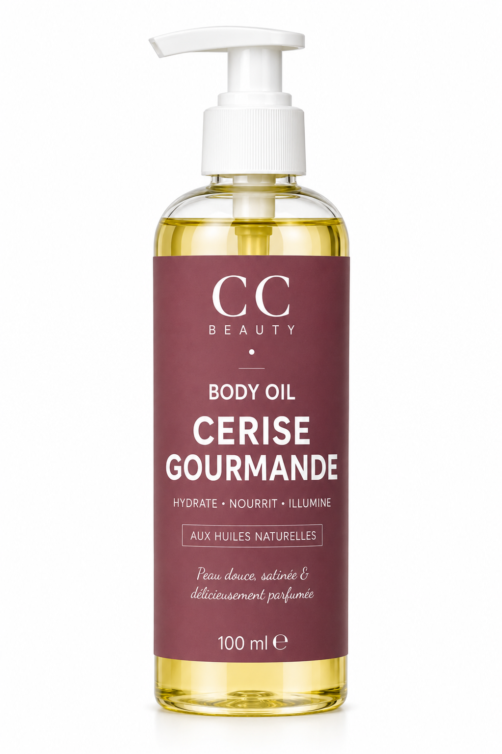 Body Oil Cerise Gourmande – Huile Corps Parfumée 100 ml