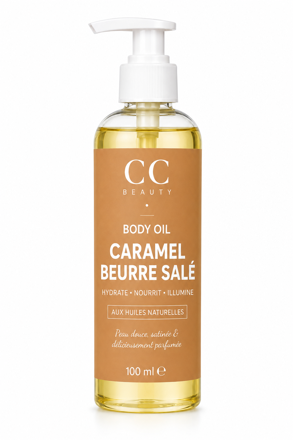 Body Oil Caramel Beurre Salé – Huile Corps Parfumée 100 ml